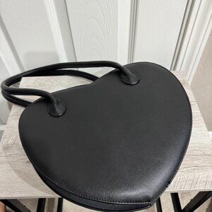 Black heart shaped purse